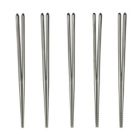 Alternate image 0 for Infinity Merch Chopsticks Reusable Cooking Metal 9 inches 5 Pairs