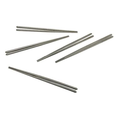 Infinity Merch Chopsticks Reusable Cooking Metal 9 inches 5 Pairs. View a larger version of this product image.