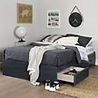 Alternate image 1 for South Shore South Shore Ulysses Full Mates Bed (54&#39;&#39;) With 3 Drawers - Blueberry