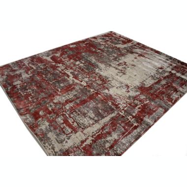 Distressed Abstract Modern 8X10 Hand-Loomed Rug. View a larger version of this product image.