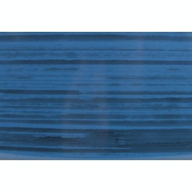 Garden Elements Glazed Brushed Happy Large Plastic Planter, Dark Blue, 15 Inch. View a larger version of this product image.