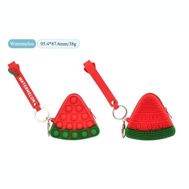 Link Bubble Popper Keychain Zipper Pouch Fidget Toy Pop Sensory Toy - Great Stocking Stuffer for Kids of All Ages - WTRMLN. View a larger version of this product image.