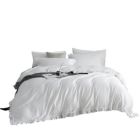 Alternate image 0 for Dolce Mela Home Decorative Dm807K   King Size 6 Piece Duvet Cover Set Ruffled Bedding 100% Cotton