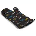 Alternate image 0 for Friends TV Show Icons & Quotes Black Oven Mitt   Cute Home Kitchen Accessories and Household Items, Housewarming Gift   Thick Heat Resistant Gloves For Cooking and Baking