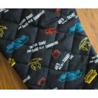 Alternate image 1 for Friends TV Show Icons & Quotes Black Oven Mitt   Cute Home Kitchen Accessories and Household Items, Housewarming Gift   Thick Heat Resistant Gloves For Cooking and Baking