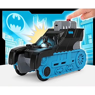 Fisher-Price Imaginext DC Super Friends Bat-Tech Tank, push-along vehicle with Batman figure. View a larger version of this product image.