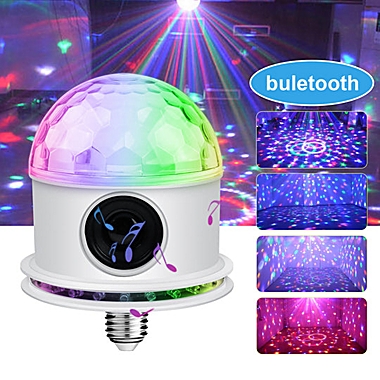 AGPtEK E27 Bluetooth speaker stage light White. View a larger version of this product image.