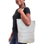 Alternate image 2 for Juvale Reusable Tote Bags, Cotton Canvas Cloth for Grocery, Shopping (3 Designs, 15x16.5 inches)