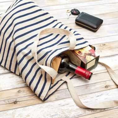 Juvale Reusable Tote Bags, Cotton Canvas Cloth for Grocery, Shopping (3 Designs, 15x16.5 inches). View a larger version of this product image.