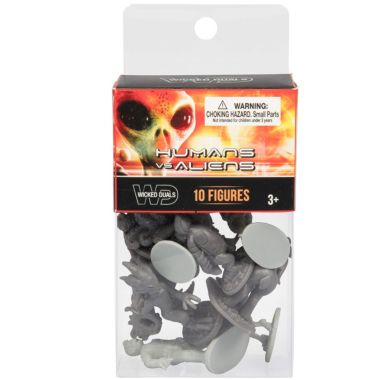 SCS Direct 10 pcs Humans Vs Aliens Space Monster Action Figure Toy Playset - Unique Futuristic Sculpts - Great for Party Favors, Decorations, Dioramas, etc. View a larger version of this product image.