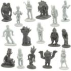 Alternate image 2 for SCS Direct 10 pcs Humans Vs Aliens Space Monster Action Figure Toy Playset - Unique Futuristic Sculpts - Great for Party Favors, Decorations, Dioramas, etc