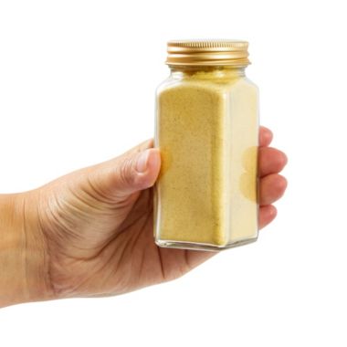 Talented Kitchen Set of 24 Gold Cap Glass Spice Jars with Labels, Empty 4oz Containers with Shaker Lids, 284 Preprinted Stickers in 2 Minimalist Styles for Seasonings and Herbs. View a larger version of this product image.