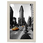 Americanflat 11x17 Light Wood Picture Frame, Legal Sized Paper Display. Shatter-Resistant Glass. Hanging Hardware Included