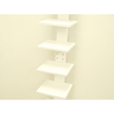 Proman Products Contemporary Decorative Spine Standing Book Shelves, White. View a larger version of this product image.