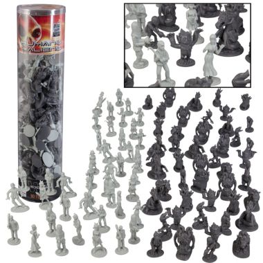 SCS Direct Humans Vs Aliens Space Monster Action Figure Toy Playset - Giant 90 pc Set w 16 Unique Futuristic Sculpts - Great for Party Favors, Decorations, Dioramas, etc. View a larger version of this product image.