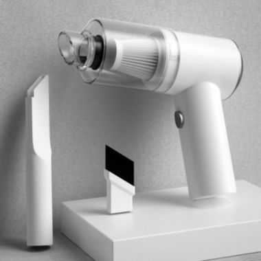 Infinity Merch 120W Cordless Handheld Vacuum Cleaner in White  6.5x 5.7x1.57 Inches. View a larger version of this product image.