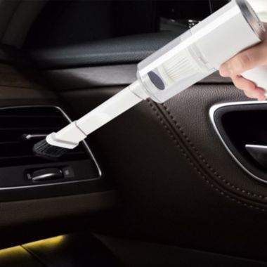 Infinity Merch 120W Cordless Handheld Vacuum Cleaner in White  6.5x 5.7x1.57 Inches. View a larger version of this product image.