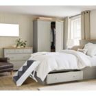 Alternate image 3 for Arf Pets Wood Dog Stairs, 4 Levels Height Adjustment Wide Pet Steps, Foldable, White