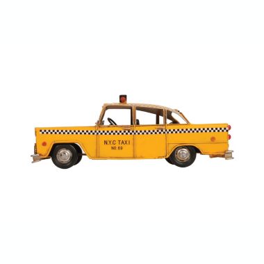 Old Modern Handicrafts Handmade Tin Classic New York City Taxi Model. View a larger version of this product image.