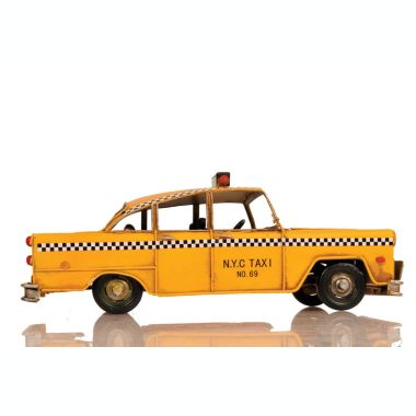 Old Modern Handicrafts Handmade Tin Classic New York City Taxi Model. View a larger version of this product image.
