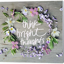 Metaverse Art Think Bright Thoughts by Sarah Gardner 24-Inch x 24-Inch Canvas Wall Art