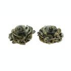 Alternate image 0 for Things2Die4 Natural Oyster Shell and Glass Tealight Candle Holder Set of 2