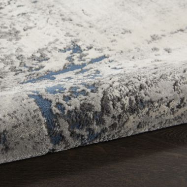 Kathy Ireland Grand Expressions Indoor only Area Rug - 2'2" x 7'6" Grey/Multi. View a larger version of this product image.