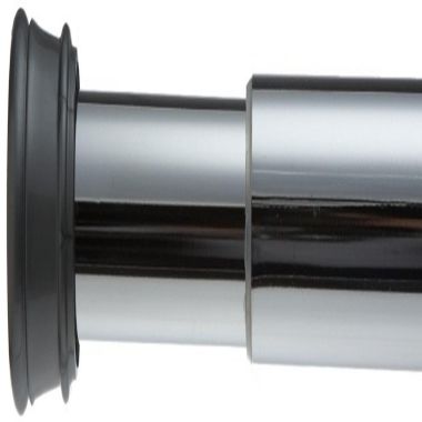 Carnation Home Fashions Steel Shower Curtain Tension Rod - Chrome 1" x 42". View a larger version of this product image.