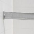 Alternate image 2 for Carnation Home Fashions Steel Shower Curtain Tension Rod - Chrome 1" x 42"
