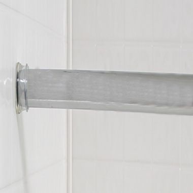 Carnation Home Fashions Steel Shower Curtain Tension Rod - Chrome 1" x 42". View a larger version of this product image.