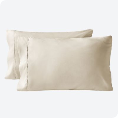 Bare Home Premium 1800 Ultra-Soft Microfiber Pillowcase Set - Double Brushed - Hypoallergenic - Wrinkle Resistant (Sand, King)