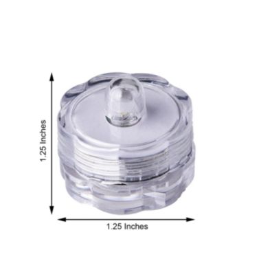 Discount Trends 12 Submersible LED Waterproof Tea Lights RGB for Decor. View a larger version of this product image.