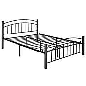 Slickblue Modern Platform Bed with Headboard and Footboard-Queen Size