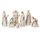 Alternate image 0 for 7.5 Inch Tall 7 Piece Set Nativity with Angel Paper Cut Style