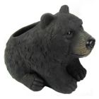 Alternate image 0 for Santa's Workshop Outdoor Decorative 8.5" Cement Black Bear Flower Pot