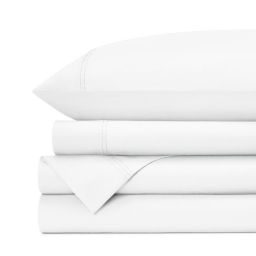Standard Textile Home - Percale Sheet Set, White, Twin