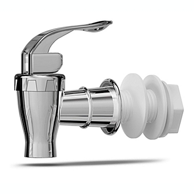 Noa Store 1 Pack Silver Beverage Dispenser Replacement Spigot, Push Style Spigot for Beverage Dispenser Carafe, Water Dispenser Replacement Faucet Spout for Drink Dispenser. View a larger version of this product image.