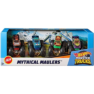 Hot Wheels Monster Trucks 1  64, 4 Pack (Styles Vary). View a larger version of this product image.