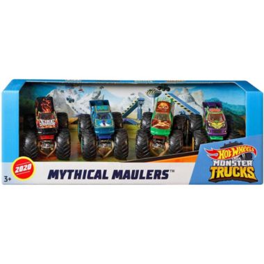 Hot Wheels Monster Trucks 1  64, 4 Pack (Styles Vary). View a larger version of this product image.