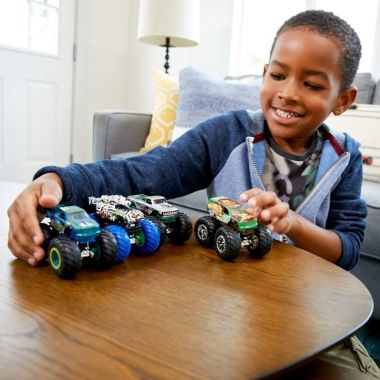 Hot Wheels Monster Trucks 1  64, 4 Pack (Styles Vary). View a larger version of this product image.