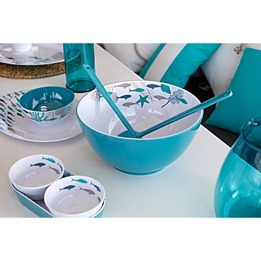 Marine Business Coastal Melamine Snack Set (3-Pc. Set). View a larger version of this product image.
