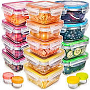Fullstar 17 Pieces Clear Plastic Containers with Lids