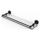 Alternate image 0 for Allied Brass Waverly Place 22 Inch Tempered Glass Shelf with Gallery Rail