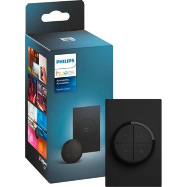 Hue Philips - Black Tap Dial Switch. View a larger version of this product image.
