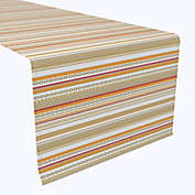 Fabric Textile Products, Inc. Table Runner, 100% Polyester, 14x108", Golden Chain Stripe