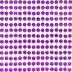 Wrapables Crystal Diamond Sticker Adhesive Rhinestones, 846 pieces / Purple