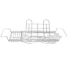 Alternate image 3 for ToiletTree Products Stainless Steel Bathtub Caddy with Extending Sides and Book Holder