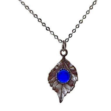 Bottled Up Designs Leaves In Sterling Silver Necklace. View a larger version of this product image.