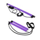 Alternate image 0 for Link Pilates Bar Stick Resistance Band for Portable Gym Home Fitness Exercise - Purple