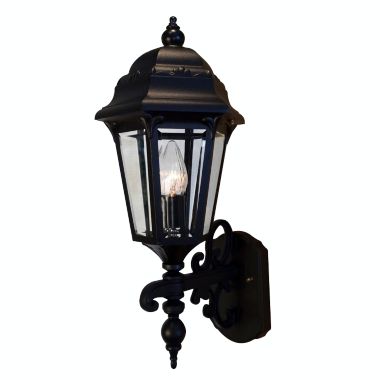 Special Lite Products Astor F-3967-BLK-BV Large Bottom Mount - Black. View a larger version of this product image.